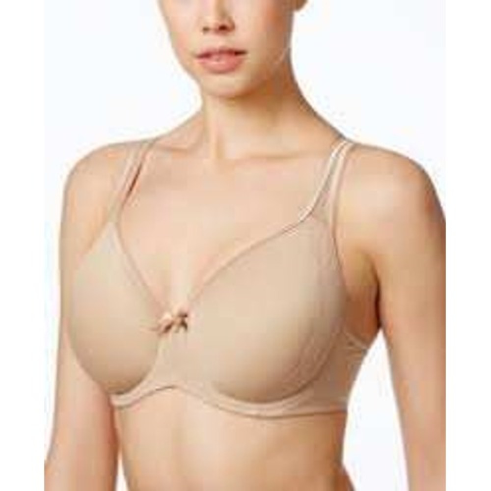 Wacoal Retro Chic Full Figure Underwire Bra Beige Lace 853186 Womens 36DDD